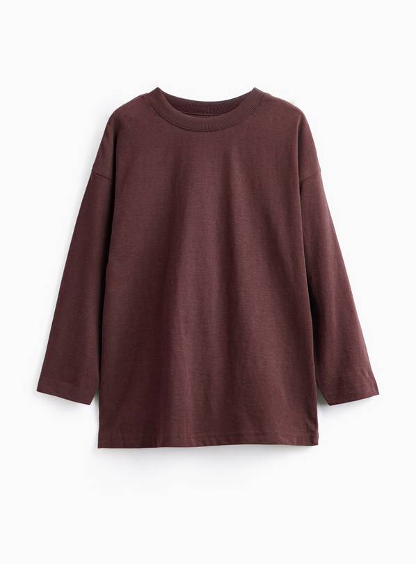 Dark Red Long Sleeve Top 6 years